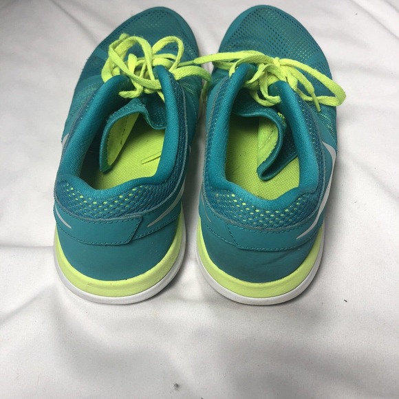 Nike Flex‎ 2014 Run Tribe Green White Running Sneakers Size 9 642767-300 - Picture 4 of 8